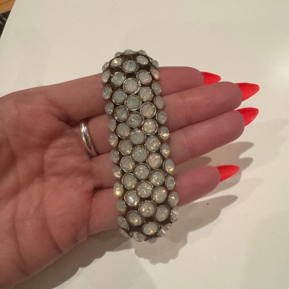 Elegant Silver and Gray Women's Bracelet